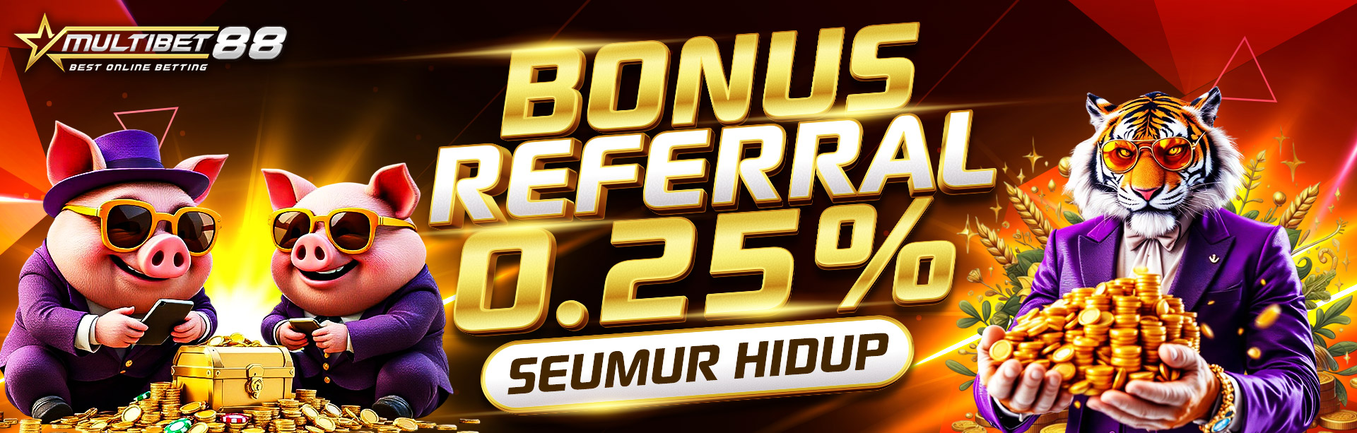 BONUS REFERRAL TURNOVER 0.25%