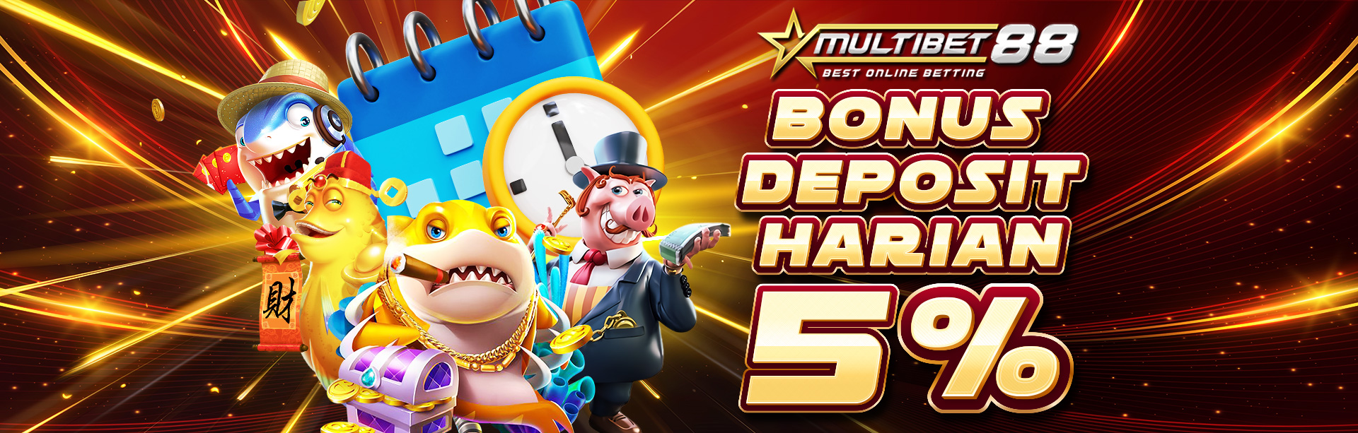 BONUS DEPOSIT HARIAN 5%