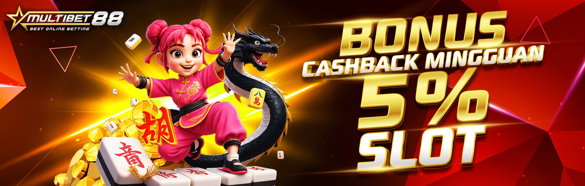 BONUS CASHBACK 5% SLOT