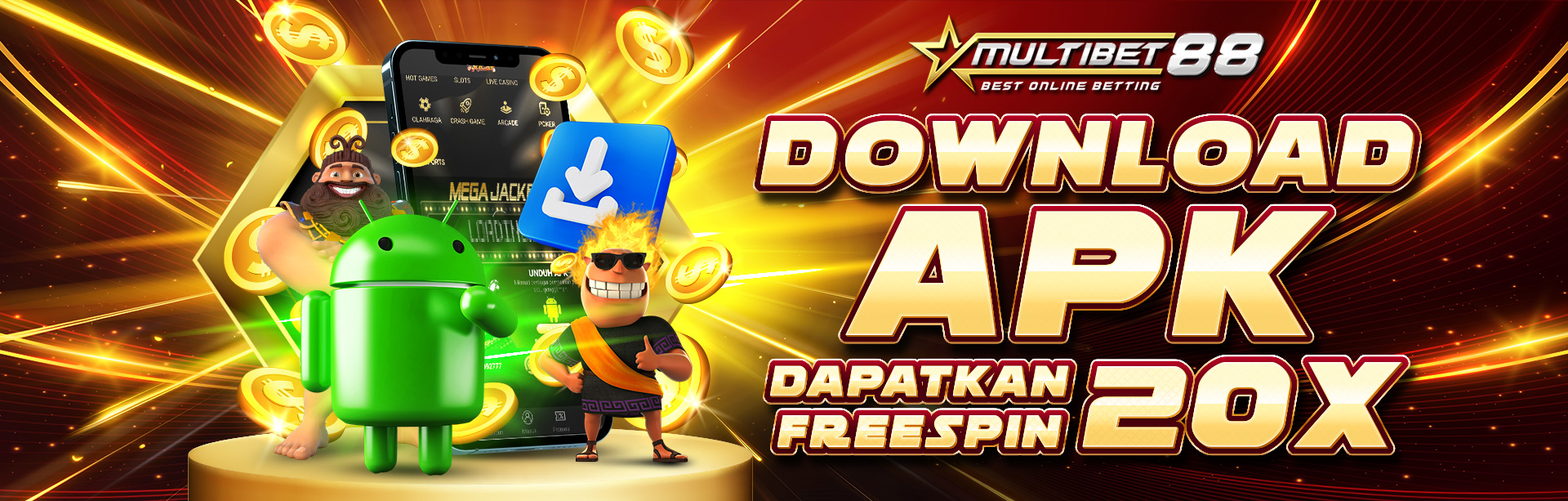 DOWNLOAD APK DAPATKAN FREESPIN 20X