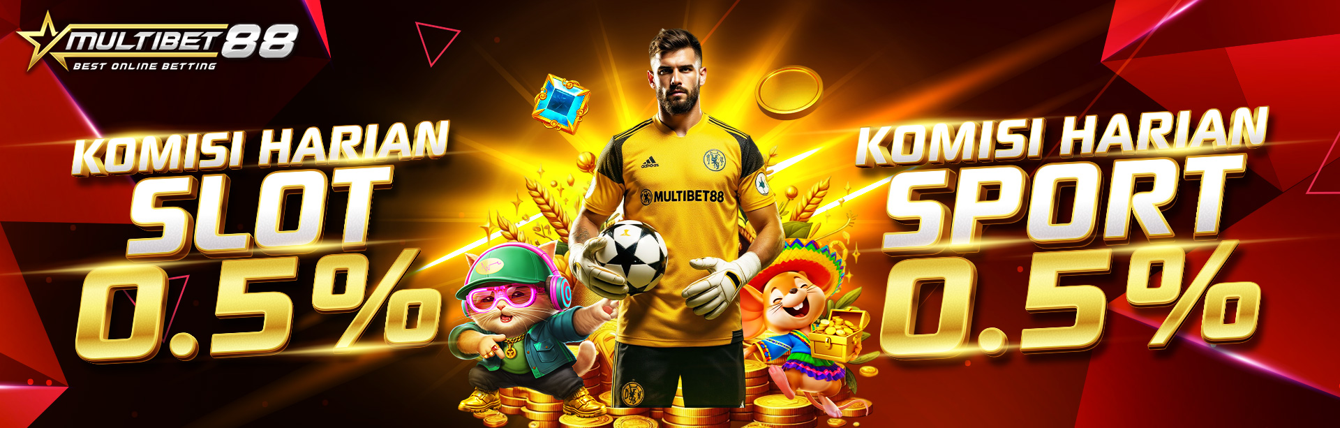 KOMISI HARIAN SLOT & SPORT 0.5%