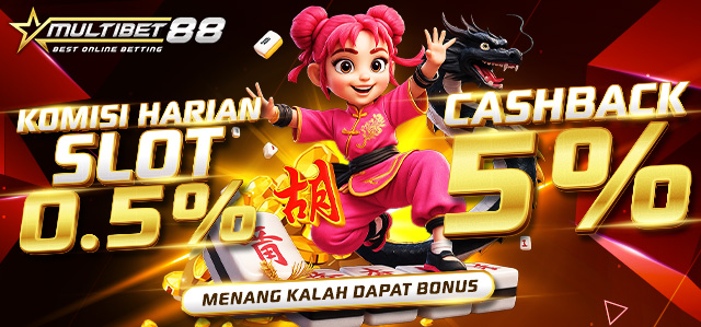 KOMISI HARIAN SLOT 0.5% & CASHBACK SLOT 5%